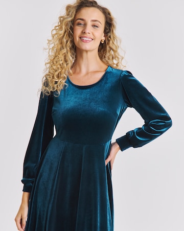 Joe Browns Stella Velour Midi Dress