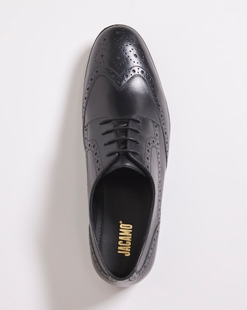 Formal Leather Brogue Wide