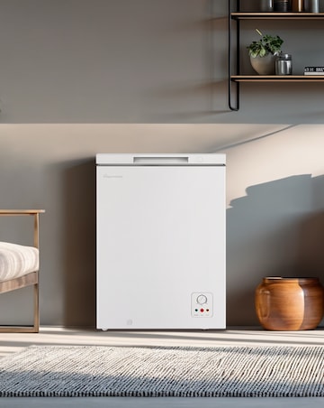 Fridgemaster MCF100E 97L Freestanding Chest Freezer - White - E Rated