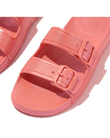 Fit Flop iQushion Two-Bar Buckle Slides Standard Fit
