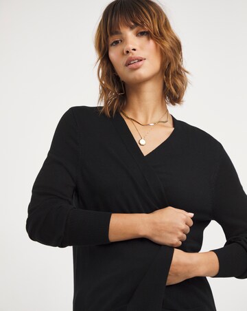 Edge to Edge volume sleeve cardigan