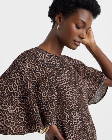 Joanna Hope Animal Print Tea Dress