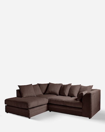 Ferguson Jumbo Cord Left Hand Chaise Sofa