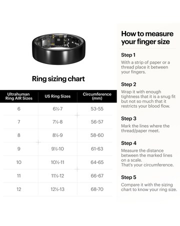 Ultrahuman Ring AIR Bluetooth Smart Ring - Air Gold