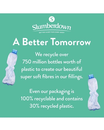 Slumberdown Pack of 2 V-Shaped Pillows