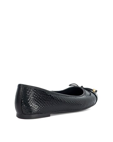 Dune Hallo Charm Detail Ballet Shoes Wide Fit