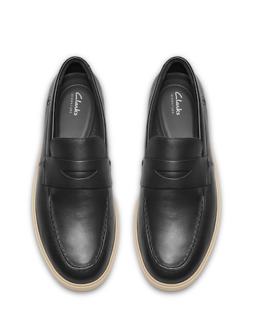 Clarks Lockford Easy Shoes - Navy