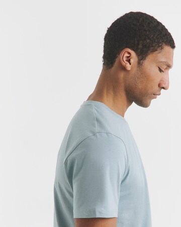 Pure Cotton Crew Neck T-Shirt- Light Blue