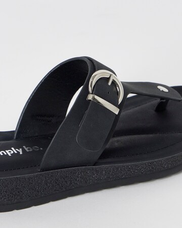 Jinx Toe Post Comfort Sandals - Extra Wide Fit (EEE)