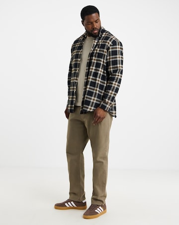 Jack & Jones Flannel Check Shirt - Black