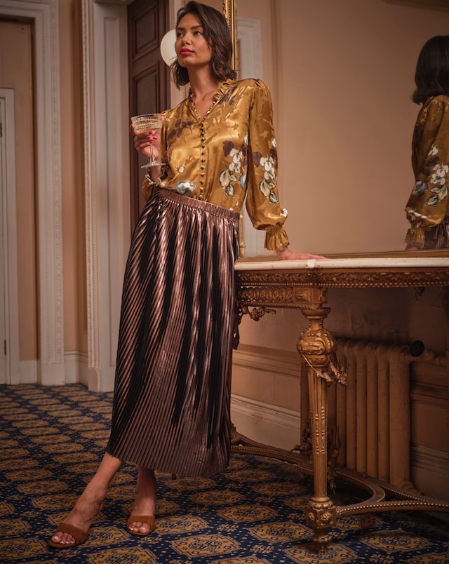 FatFace Talia Midi Skirt