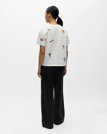 OBJECT Embroidered Short Sleeve T-Shirt