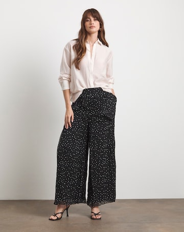 Joanna Hope Crinkle Wide Leg Trousers