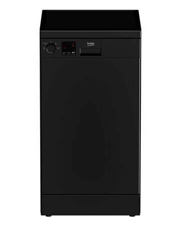 Beko DVS04020B Freestanding 10-place Slimline Dishwasher - Black