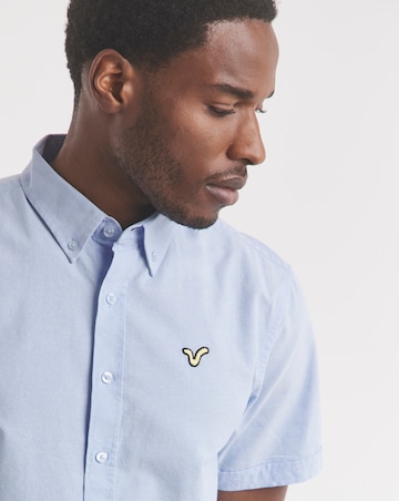 Voi Plain Oxford Short Sleeve Shirt Long