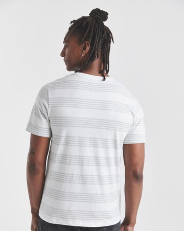 Levi's Short Sleeve Original Housemark Stripe T-Shirt - Natural