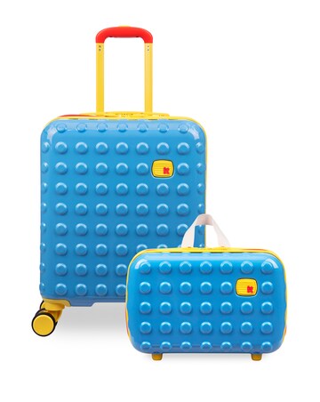 IT Luggage Bobble-Bloc Bonnie Blue 2pc Kiddies Suitcase Case