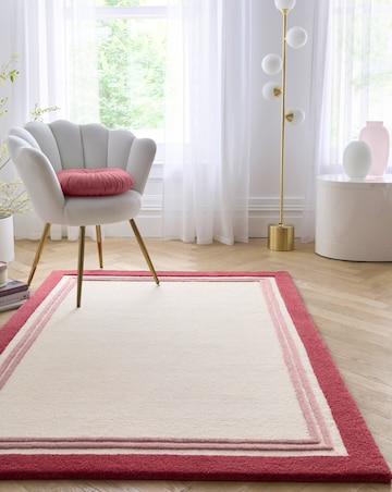 Piper Border Woollen Rug