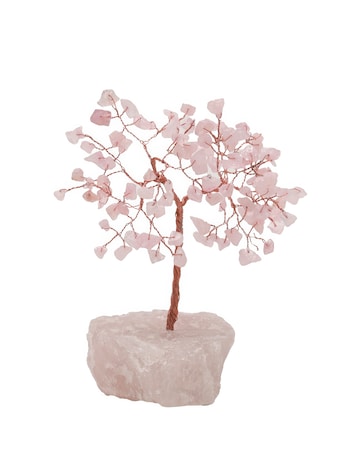 Serenity Gemstone Tree Love Rose Quartz - Small