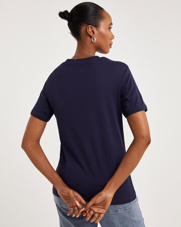 Navy Crew Neck Short Sleeve T-shirt