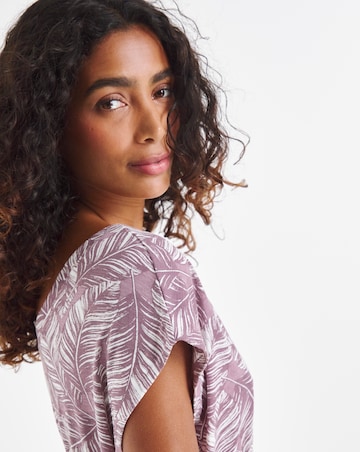 Value (2 Pack) Maxi Nighties Palm Print