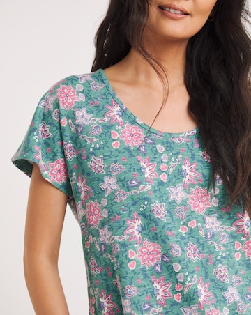 Julipa Round Neck Printed Tunic