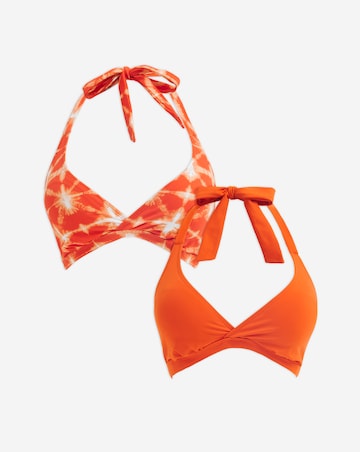 Value 2 Pack Halter Neck Bikini Tops