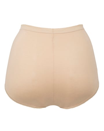 Sloggi (3 Pack) Basic Maxi Cotton Knickers White/Black/Skin