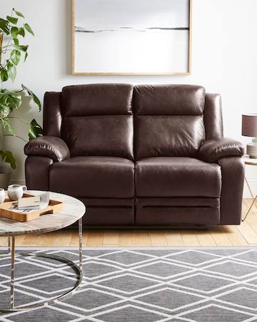Croft Leather Recliner 2 Seater Sofa