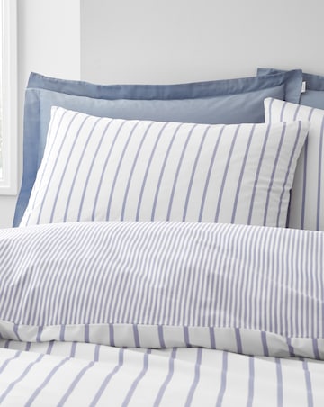 Bianca Hampton Stripe 100% Cotton Duvet Cover Set