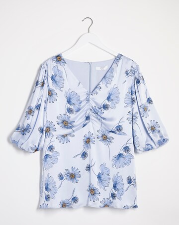 Joanna Hope Satin Print Blouse