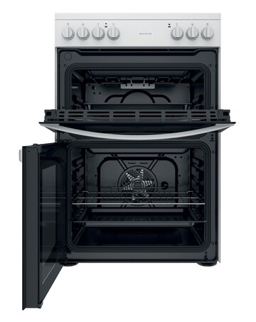 Indesit ID67V9KMW/UK 60cm Electric Double Cooker + Installation