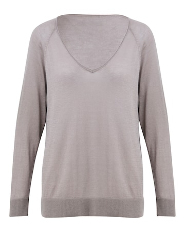 Anthology Fine Gauge V Neck Jumper