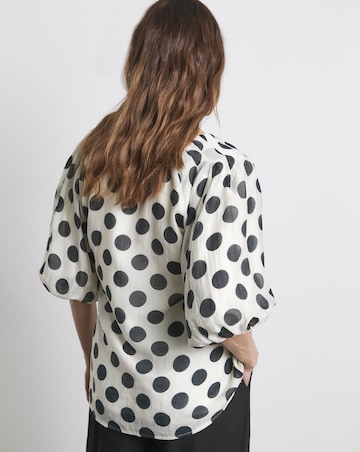 Joanna Hope Puff Sleeeve Blouse