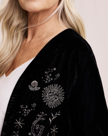 Julipa Embellished Velvet Party Jacket