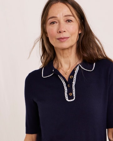 Julipa Scallop Trim Henley