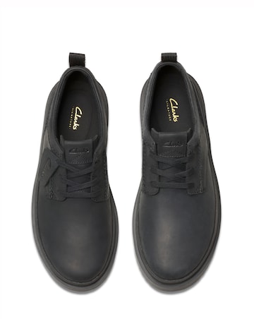Clarks Polden Lace Shoe - Black