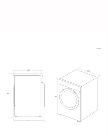 Candy Smart Pro Inverter CROE H9A3TE-80/N Wifi 9kg Heat Pump Tumble Dryer White