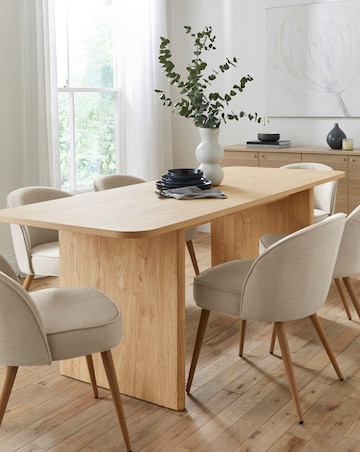 Gray & Osbourn Oslo Panel End Dining Table