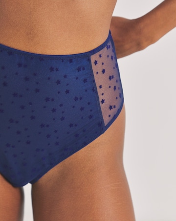 Pretty Secrets (2 Pack) Hannah Stars Full Fit Knickers Navy/Black