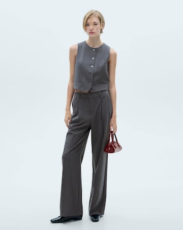 Mango Tauro Pinstripe Vest