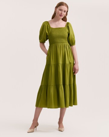 Finery London Puff Sleeve Dress