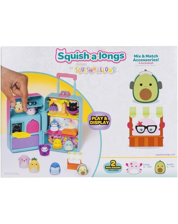 Squishmallows Squishalongs Luggage Playset