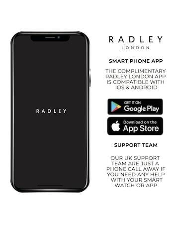 Radley Series 57 AMOLED Leather Silicone Strap Smart Watch - Eucalyptus