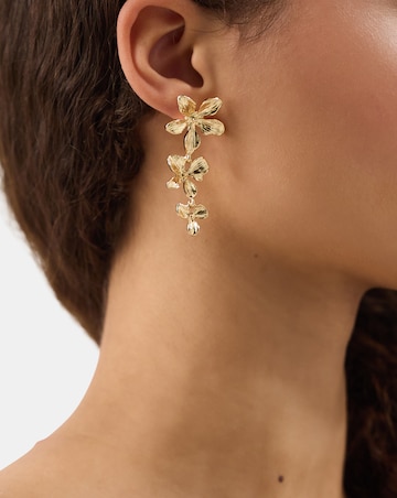 Accessorize Flower Drop Earrings
