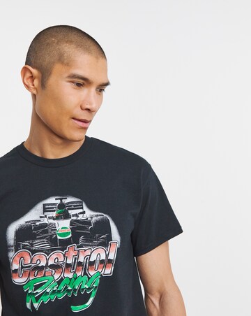 Castrol Graphic Motor Racing T-Shirt - Black