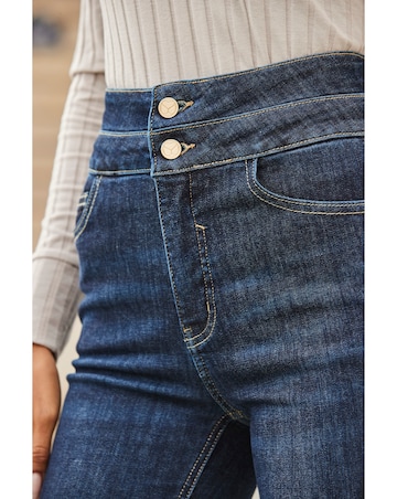 Sosandar Contour Waist Kick Flare Jean