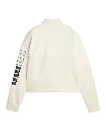 PUMA Colourblock High Neck Crew Sweatshirt