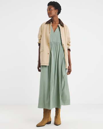 Utility Pocket Detail Maxi Dress