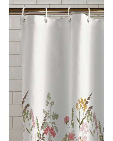 Catherine Lansfield Countryside Floral Shower Curtain